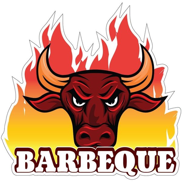 Signmission Barbeque Decal Concession Stand Food Truck Sticker, 24" x 10", D-DC-24 Barbeque19 D-DC-24 Barbeque19